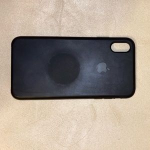 Black apple case for iPhone XS Max
